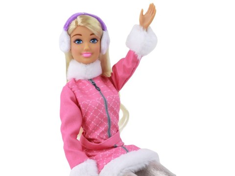LEAN Toys Lalka Anlily Zimowa Odsłona Śnieżna Przygoda Zima LEAN Toys Lalka Anlily Zimowa Odsłona Śnieżna Przygoda Zima