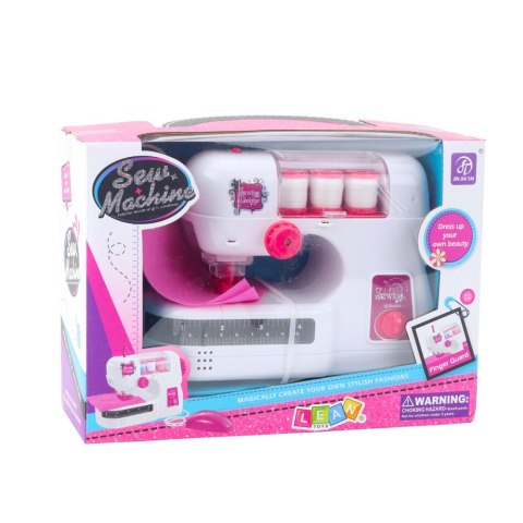LEAN Toys Maszyna Do Szycia Dla Dzieci Nici Materiał Światła Dźwięki LEAN Toys Maszyna Do Szycia Dla Dzieci Nici Materiał Światła Dźwięki