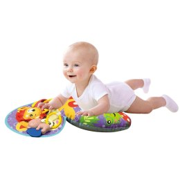 LEAN Toys Poduszka Podparcie Dla Niemowlaka Szeleszcząca Mata Zawieszki Lisek