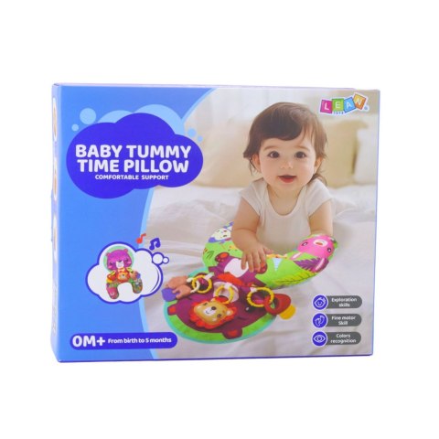 LEAN Toys Poduszka Podparcie Dla Niemowlaka Szeleszcząca Mata Zawieszki Lisek LEAN Toys Poduszka Podparcie Dla Niemowlaka Szeleszcząca Mata Zawieszki Lisek