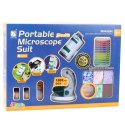 LEAN Toys Przenośny Mikroskop Edukacyjny Dla Dzieci 2w1 60X/180X Akcesoria LEAN Toys Przenośny Mikroskop Edukacyjny Dla Dzieci 2w1 60X/180X Akcesoria