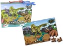 LEAN Toys Puzzle Dla Dzieci Układanka Dinozaury 48 Elem