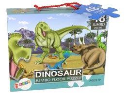 LEAN Toys Puzzle Dla Dzieci Układanka Dinozaury 48 Elem