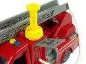LEAN Toys Samochód Ciężarówka Straż Pożarna Czerwona Woda Dźwięki Światła