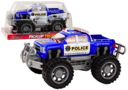 LEAN Toys Samochód Policyjny Pickup Niebieski Terenowy Wóz Policji
