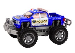 LEAN Toys Samochód Policyjny Pickup Niebieski Terenowy Wóz Policji