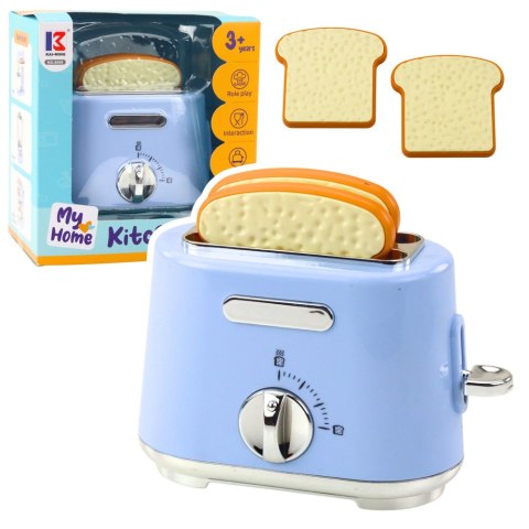 LEAN Toys Toster Kuchenny Dla Dzieci Wyskakujące Grzanki Niebieski LEAN Toys Toster Kuchenny Dla Dzieci Wyskakujące Grzanki Niebieski