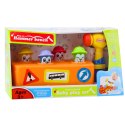 LEAN Toys Zabawka Interaktywna Kolorowy Tłuczek Młotek Chomiki Roboty Drogowe