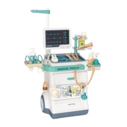 LEAN Toys Zestaw Doktora Akcesoria Medyczne RTG EKG Światła Dźwięki 26 el.