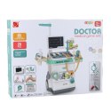 LEAN Toys Zestaw Doktora Akcesoria Medyczne RTG EKG Światła Dźwięki 26 el.