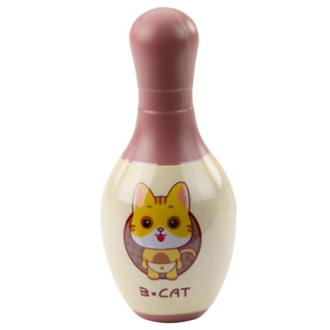 LEAN Toys Zestaw Kręgli z Kotkami Dla Dzieci 10 Kręgli 2 Kule Kolorowe LEAN Toys Zestaw Kręgli z Kotkami Dla Dzieci 10 Kręgli 2 Kule Kolorowe