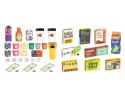 LEAN Toys Zestaw Supermarket Kasa Fiskalna Skaner Światła I Dźwięki