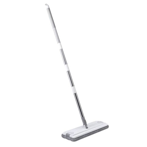 LEAN Zestaw Do Sprzątana Wiadro Dwukomorowe Mop Płaski Mikrofibra LEAN Zestaw Do Sprzątana Wiadro Dwukomorowe Mop Płaski Mikrofibra