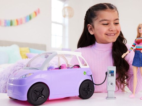 Auto Cabrio dla Lalek Barbie z elektryczna stacja ładowania ZA5527 Auto Cabrio dla Lalek Barbie z elektryczna stacja ładowania ZA5527