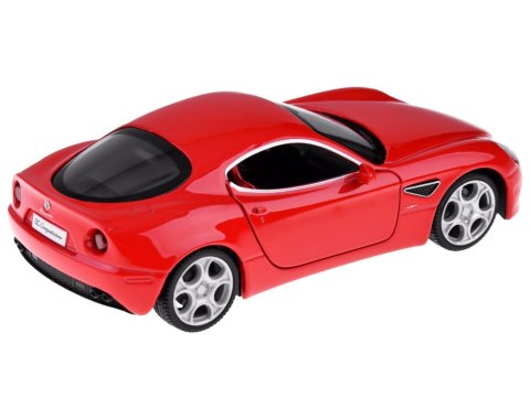 Auto metalowe model Alfa Romeo 8C Competizione skala 1:32 światła ZA4607 Auto metalowe model Alfa Romeo 8C Competizione skala 1:32 światła ZA4607
