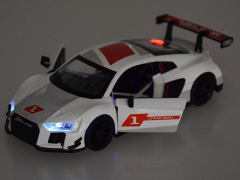 Auto metalowe model sportowe Audi R8 LMS skala 1:32 dźwięki światła ZA4609 Auto metalowe model sportowe Audi R8 LMS skala 1:32 dźwięki światła ZA4609