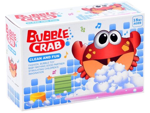 Bąbelkowy wesoły Krab zabawka do kąpieli ZA2687 Bąbelkowy wesoły Krab zabawka do kąpieli ZA2687