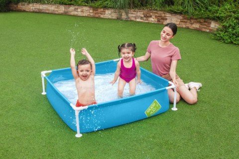 Ogrodowy Basen stelażowy dla dzieci 2+ BESTWAY Kwadrat 122x122x30,5cm Ogrodowy Basen stelażowy dla dzieci 2+ BESTWAY Kwadrat 122x122x30,5cm