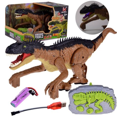 Brązowy Dinozaur prehistoryczna zabawka sterowana na pilota RC0632 Brązowy Dinozaur prehistoryczna zabawka sterowana na pilota RC0632