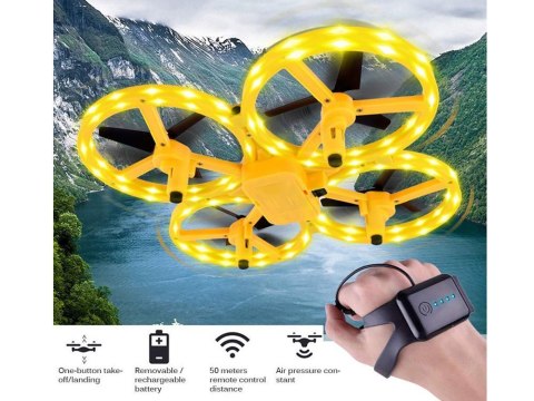 Dron Sterowany ręką gestem + pilot Quadrocopter RC0573 Dron Sterowany ręką gestem + pilot Quadrocopter RC0573