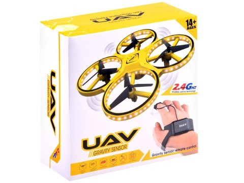 Dron Sterowany ręką gestem + pilot Quadrocopter RC0573 Dron Sterowany ręką gestem + pilot Quadrocopter RC0573
