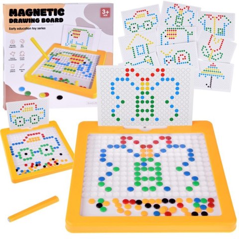 Edukacyjna Tablica magnetyczna z pinezkami do układania ZA4738 Edukacyjna Tablica magnetyczna z pinezkami do układania ZA4738