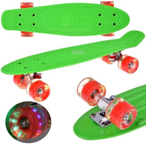 Fiszka LED Deskorolka ze Świecącymi Kółkami do jazdy w Skateparku SP0825 Fiszka LED Deskorolka ze Świecącymi Kółkami do jazdy w Skateparku SP0825