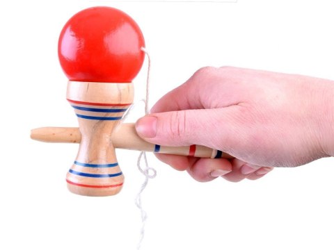 Kendama Drewniana gra zręcznościowa zabawka drewniana GR0462 Kendama Drewniana gra zręcznościowa zabawka drewniana GR0462