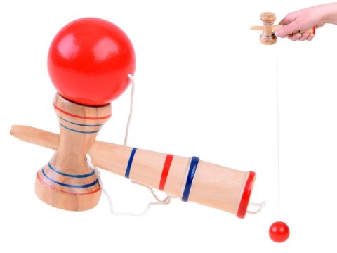 Kendama Drewniana gra zręcznościowa zabawka drewniana GR0462 Kendama Drewniana gra zręcznościowa zabawka drewniana GR0462
