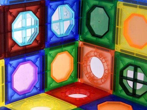 Klocki magnetyczne 123-elementy kulodrom tor kulki ZA4719 Klocki magnetyczne 123-elementy kulodrom tor kulki ZA4719