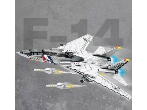 Klocki techniczne F-14 Tomcat 1600 elementów amerykański myśliwiec ZA5301 Klocki techniczne F-14 Tomcat 1600 elementów amerykański myśliwiec ZA5301