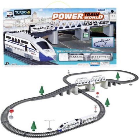 Kolejka elektryczna Nowoczesny pociąg 366cm RC0469 Kolejka elektryczna Nowoczesny pociąg 366cm RC0469
