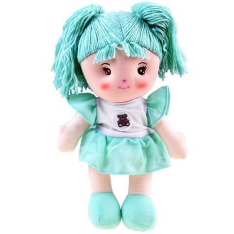 Lalka szmacianka szmaciana Zuzia 33cm w miętowej sukni ZA3853 Lalka szmacianka szmaciana Zuzia 33cm w miętowej sukni ZA3853