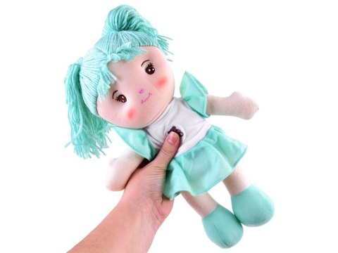 Lalka szmacianka szmaciana Zuzia 33cm w miętowej sukni ZA3853 Lalka szmacianka szmaciana Zuzia 33cm w miętowej sukni ZA3853