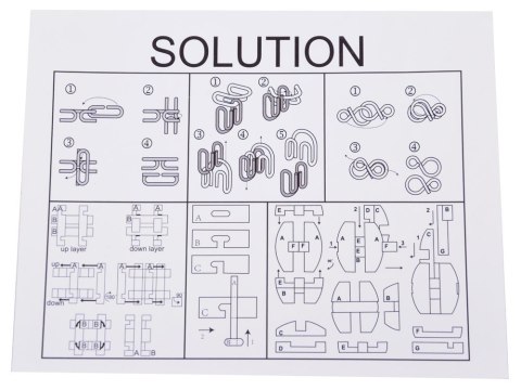 Łamigłówki logiczne Układanka puzzle ZA4441 Łamigłówki logiczne Układanka puzzle ZA4441