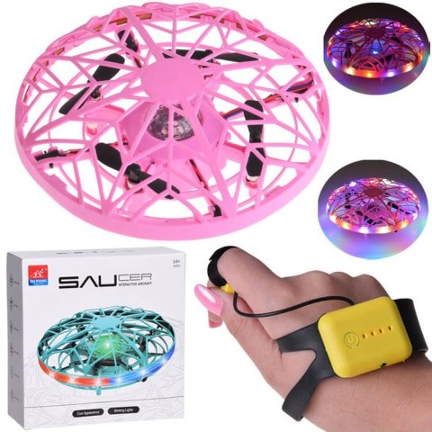 Latający dysk Dron z światłem LED Zdalnie sterowany ręką RC0653 RO Latający dysk Dron z światłem LED Zdalnie sterowany ręką RC0653 RO