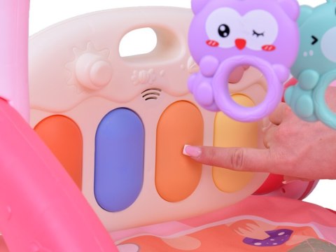 Mata edukacyjna Pchacz Zabawki Zestaw dla maluszka 3w1 ZA5403 Mata edukacyjna Pchacz Zabawki Zestaw dla maluszka 3w1 ZA5403