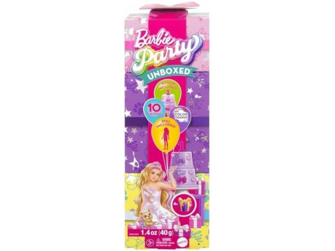 Mattel Barbie Party Unboxed lalka z serii: Urodziny + pies chihuahua ZA6065 Mattel Barbie Party Unboxed lalka z serii: Urodziny + pies chihuahua ZA6065