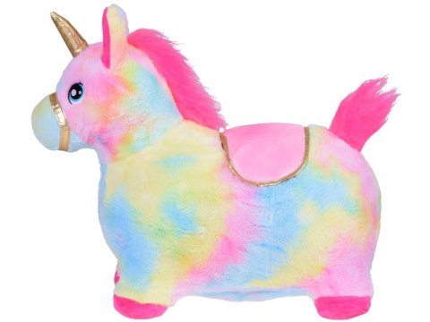Pompowany konik kucyk skoczek tęczowy jednorożec pluszowy + pompka ZA5444 Pompowany konik kucyk skoczek tęczowy jednorożec pluszowy + pompka ZA5444