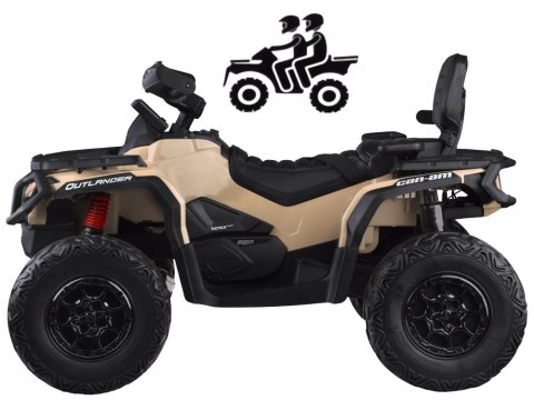 Quad na akumulator dla dzieci 2 osob CAN-AM OUTLANDER 4x4 Panel LED PA0326 Quad na akumulator dla dzieci 2 osob CAN-AM OUTLANDER 4x4 Panel LED PA0326