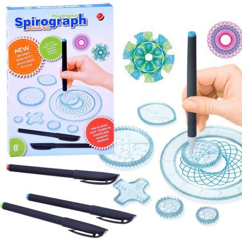 Spirograf zestaw zabawka edukacyjna ZA2583 Spirograf zestaw zabawka edukacyjna ZA2583