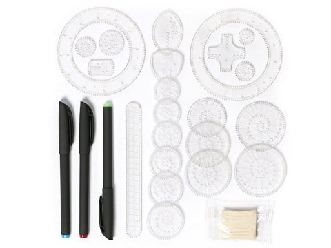 Spirograf zestaw zabawka edukacyjna ZA2583 Spirograf zestaw zabawka edukacyjna ZA2583