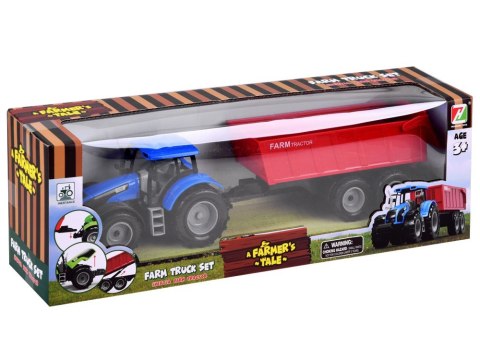 Traktor z przyczepą maszyna farmera rolnika ZA4345 Traktor z przyczepą maszyna farmera rolnika ZA4345