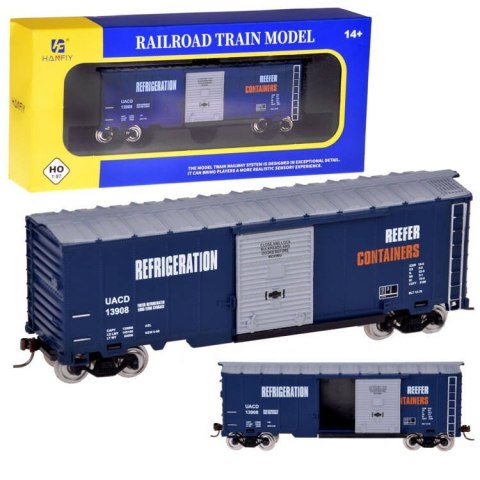 Wagon towarowy do kolejki model przesuwane drzwi H0 1:87 RC0645 Wagon towarowy do kolejki model przesuwane drzwi H0 1:87 RC0645