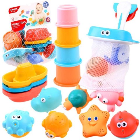 Zabawki do kąpieli wody wanny zestaw organizer statki ZA3405 Zabawki do kąpieli wody wanny zestaw organizer statki ZA3405