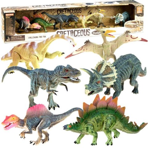 Zestaw Dinozaurów malowane Figurki DINOZAURY różne rodzaje 6 sztuk ZA2051 Zestaw Dinozaurów malowane Figurki DINOZAURY różne rodzaje 6 sztuk ZA2051