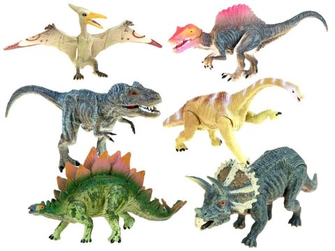 Zestaw Dinozaurów malowane Figurki DINOZAURY różne rodzaje 6 sztuk ZA2051 Zestaw Dinozaurów malowane Figurki DINOZAURY różne rodzaje 6 sztuk ZA2051