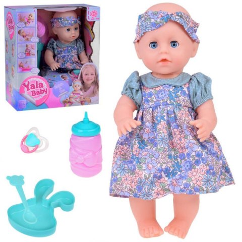 Zestaw Gumowa Lalka BOBAS + akcesoria + pije + sika + rusza oczami ZA5154 Zestaw Gumowa Lalka BOBAS + akcesoria + pije + sika + rusza oczami ZA5154