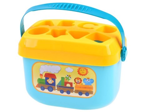 Zestaw edukacyjny Wiaderko klocki literki SORTER 16szt ZA3803 Zestaw edukacyjny Wiaderko klocki literki SORTER 16szt ZA3803