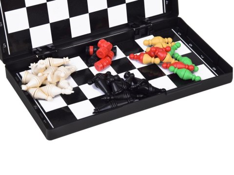 Zestaw gier 3w1 szachy warcaby chińczyk MAGNETYCZNE strategiczna GR0676 Zestaw gier 3w1 szachy warcaby chińczyk MAGNETYCZNE strategiczna GR0676